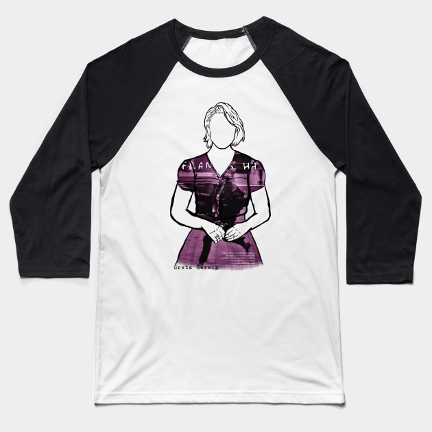 Greta Gerwig, a screenwriter behind Frances Ha (2) Baseball T-Shirt by Youre-So-Punny